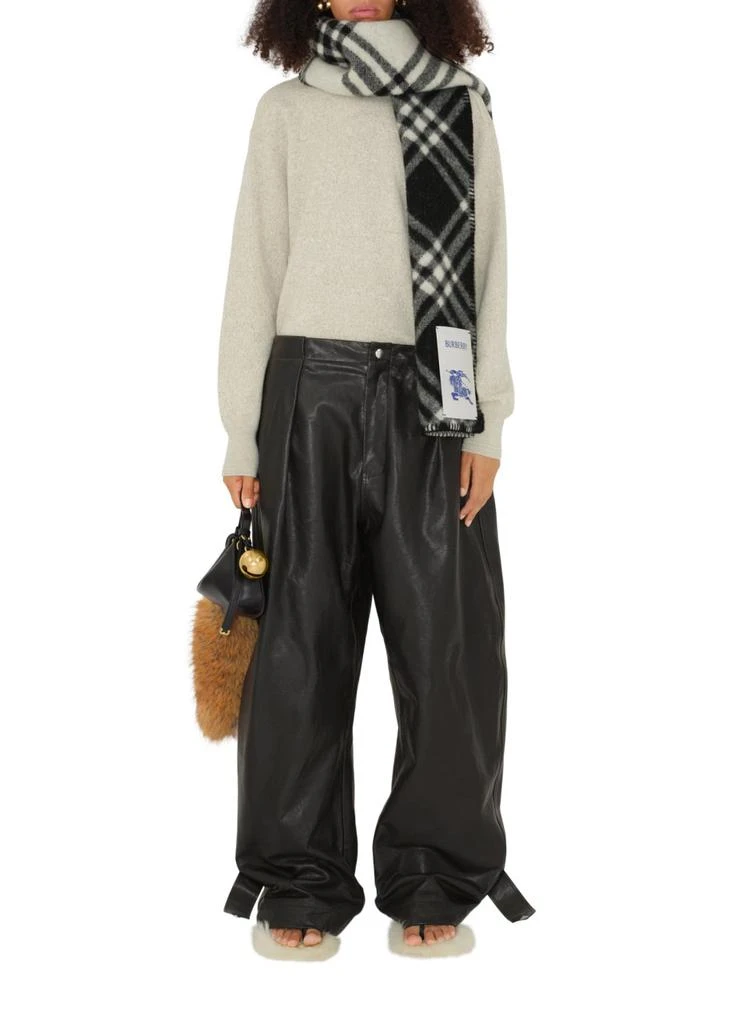 Burberry Check wool scarf 4