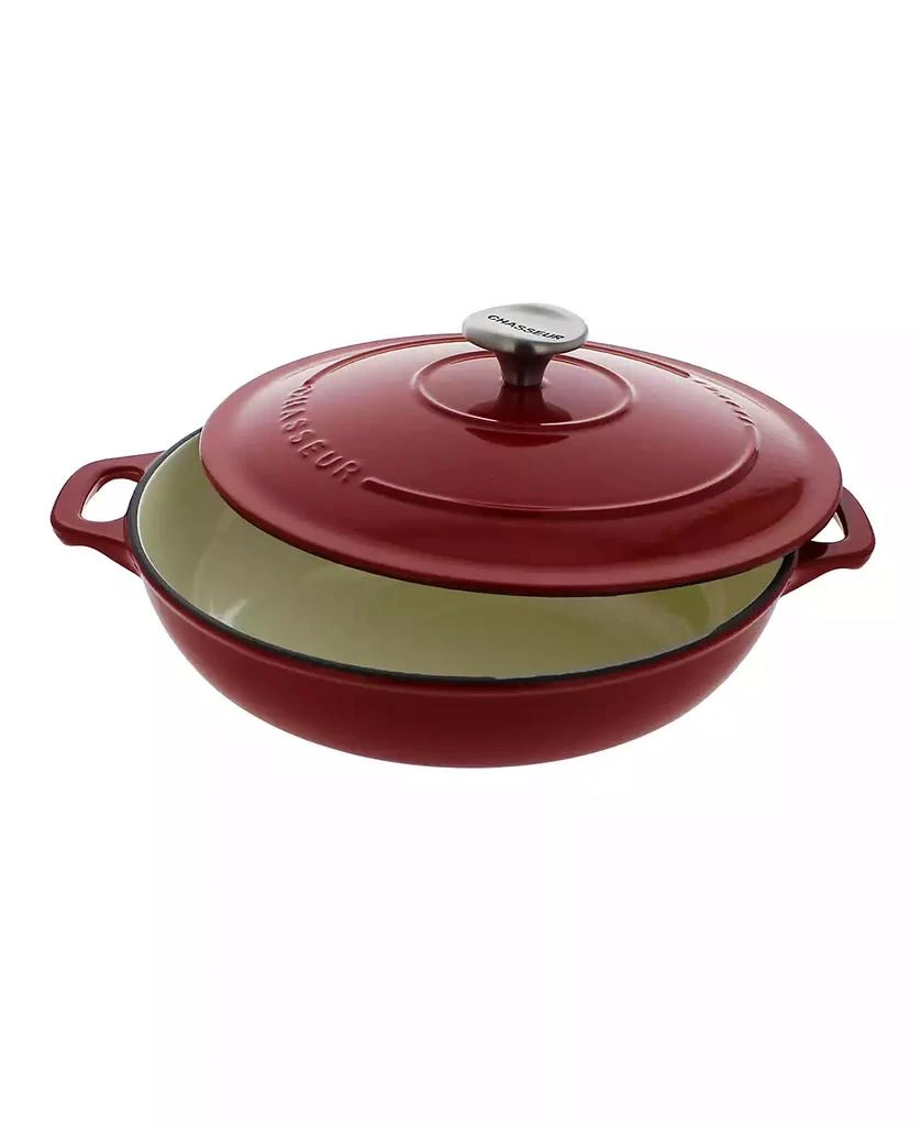 Chasseur French Enameled Cast Iron 1.8 Qt. Braiser with Lid 2