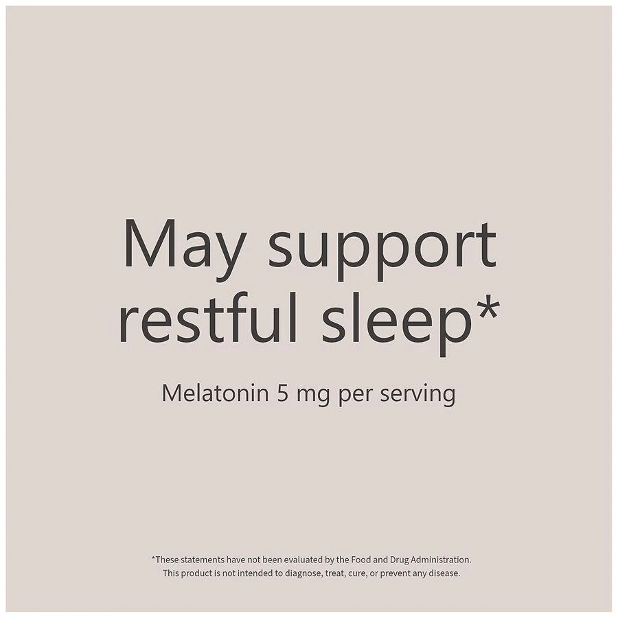 Walgreens Sleep Support Gummies Natural Blackberry & Mint 7