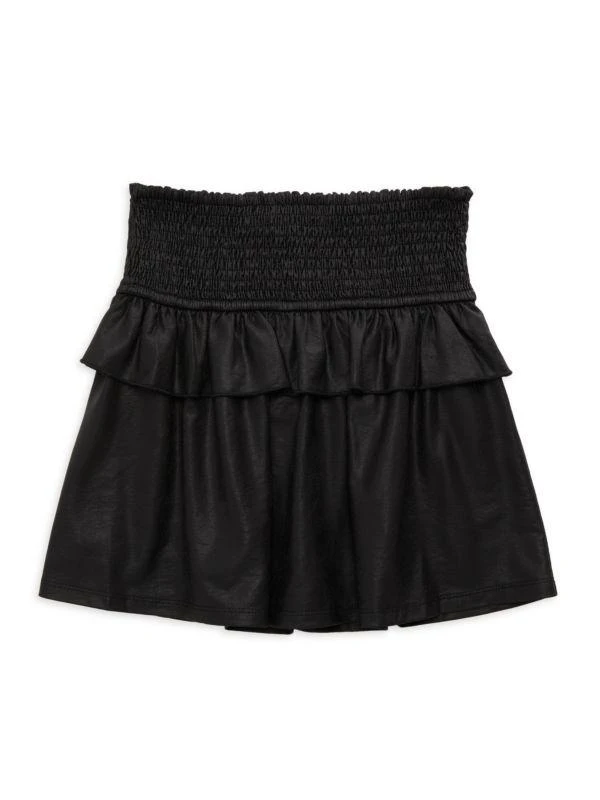 Hannah Banana Little Girl's Smocked Miniskirt 2