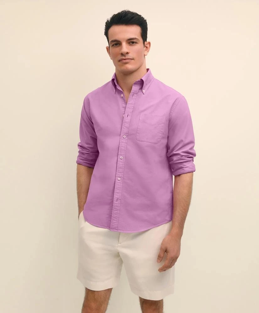 Brooks Brothers Friday Shirt, Garment Dyed Oxford 3