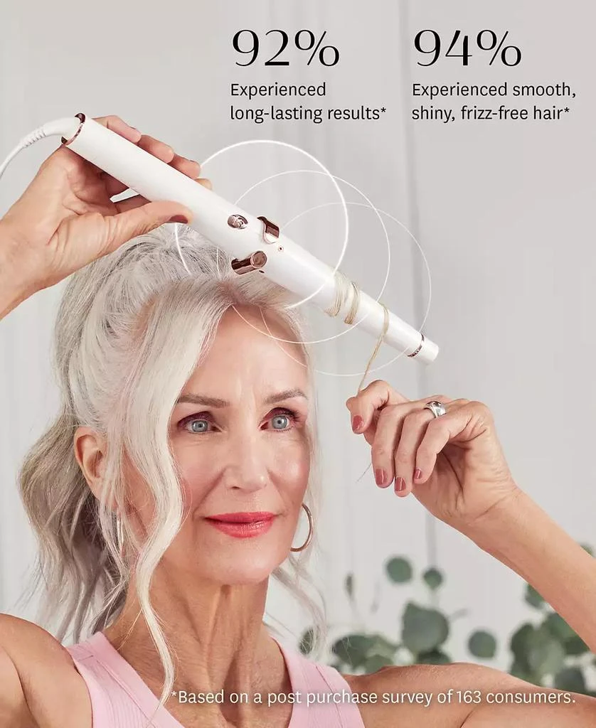 T3 SinglePass Wave 1 ¼" - ¾" Professional Tapered Ceramic Styling Wand 3