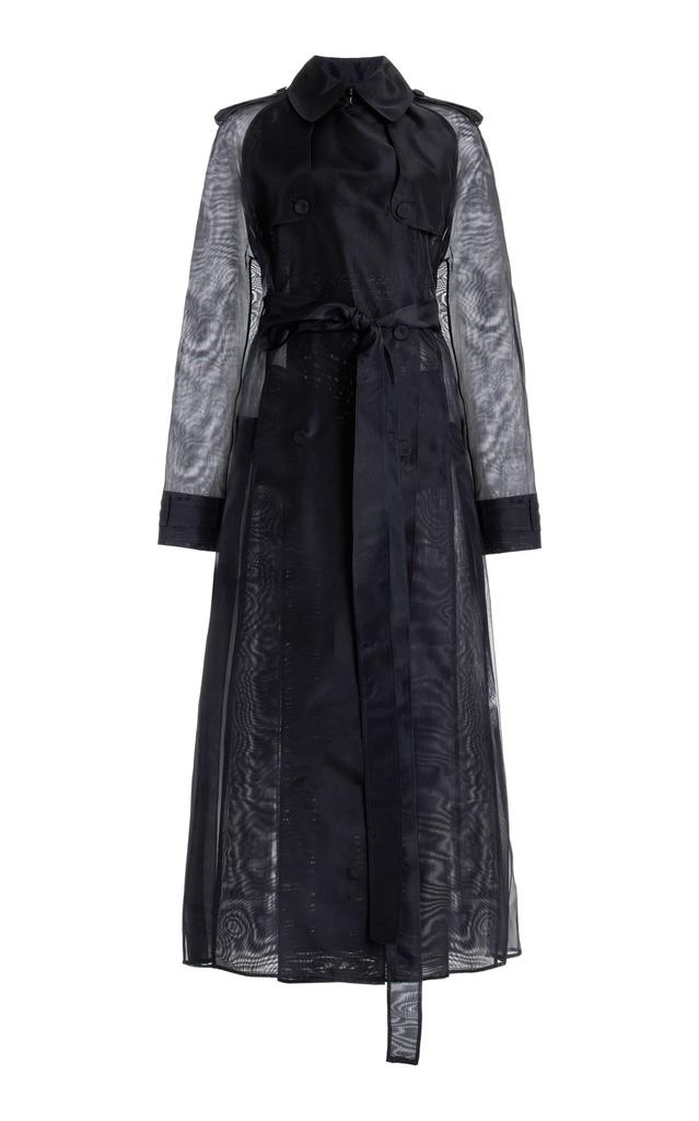 Gabriela Hearst Gabriela Hearst - Eithne Belted Silk Trench Coat - Black - IT 38 - Moda Operandi