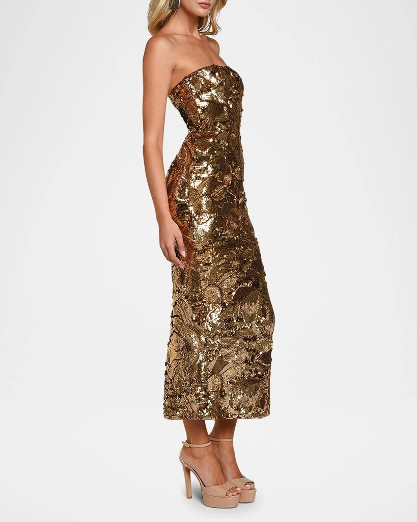 HELSI Leslie Strapless Sequin Column Gown 3