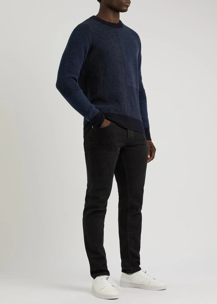 Oliver Spencer Blenheim colour-blocked wool jumper 4