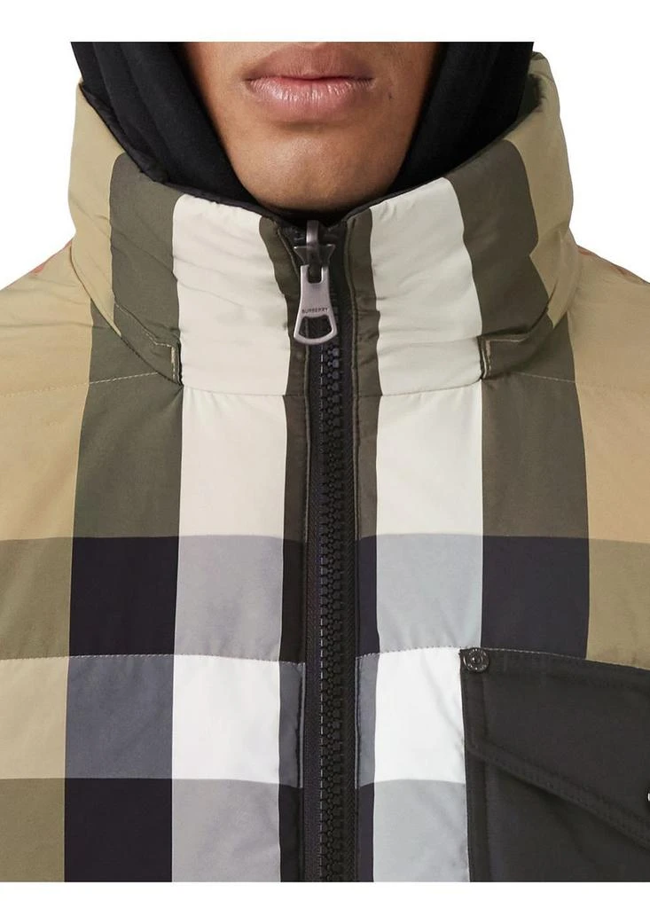 Burberry Reversible check nylon puffer jacket 2