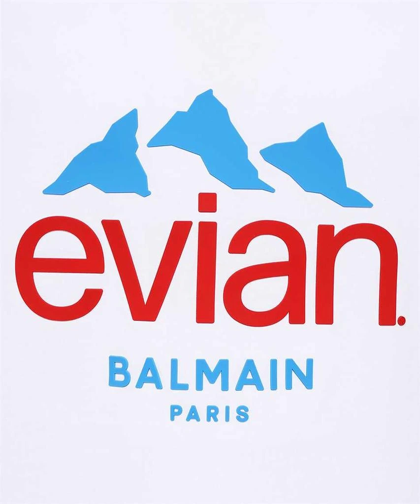 Balmain Balmain balmain x evian rubber t-shirt 3