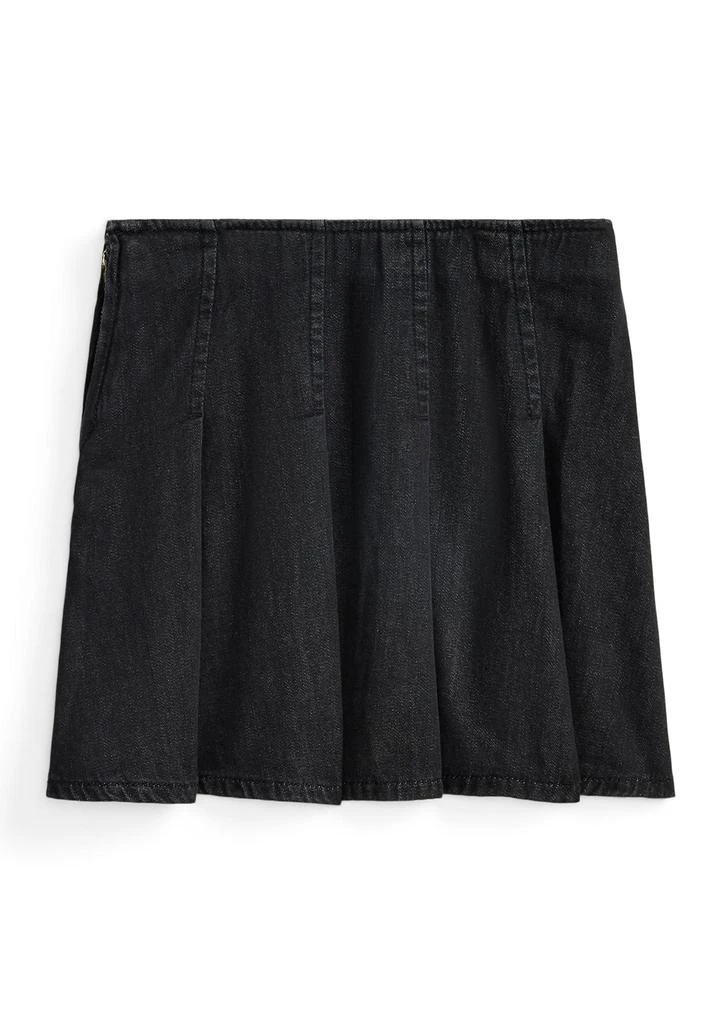Ralph Lauren Girls 7-16 Pleated Cotton Denim Skirt 2
