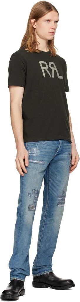 RRL Blue Slim Fit Claremont Selvedge Jeans 4