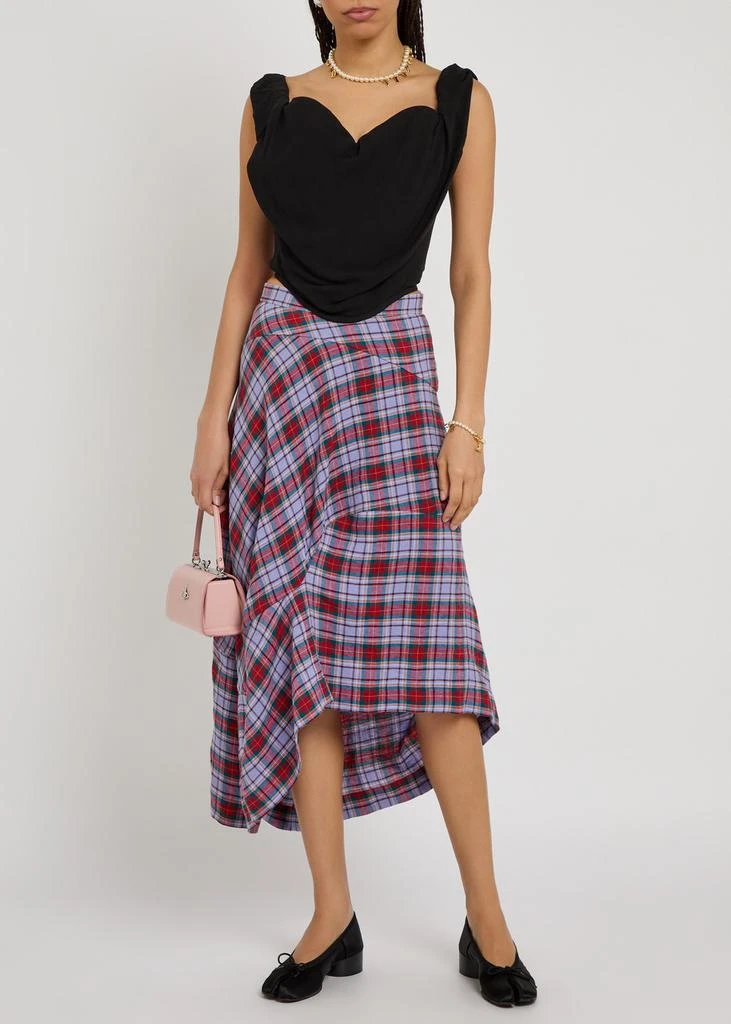 Vivienne Westwood Sunday draped woven corset top 4