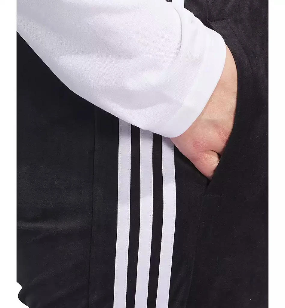 Adidas Plus Size Y2K Glam Velour Wide-Leg Track Pants 8