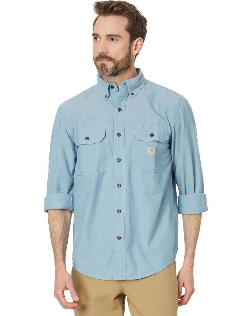 Carhartt Men's Carhartt Loose Fit Midweight Chambray Long Sleeve Shirt -  Shirts - Free Shipping - BeyondStyle
