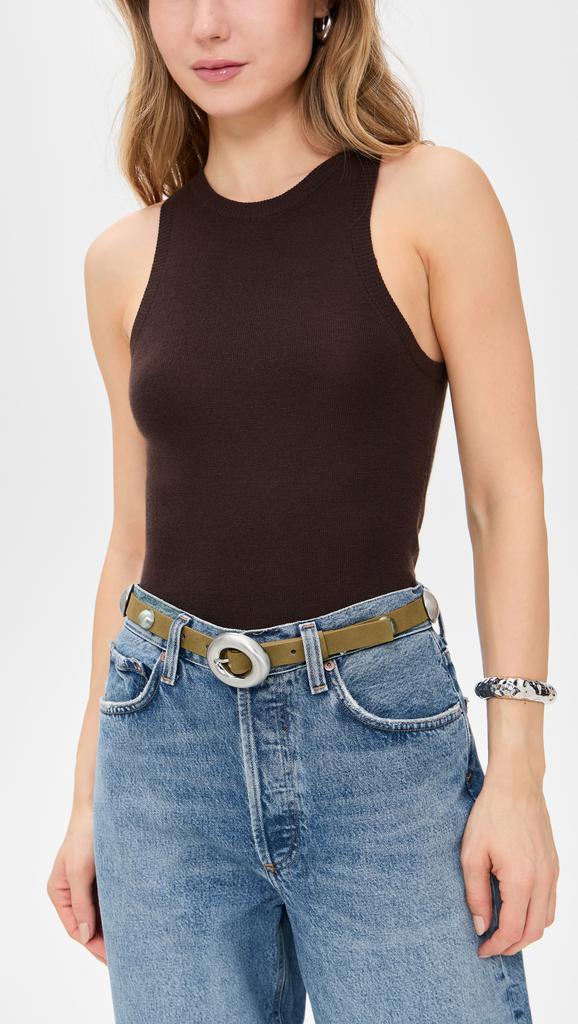 Apparis Jagger Sans Leather Dome Belt