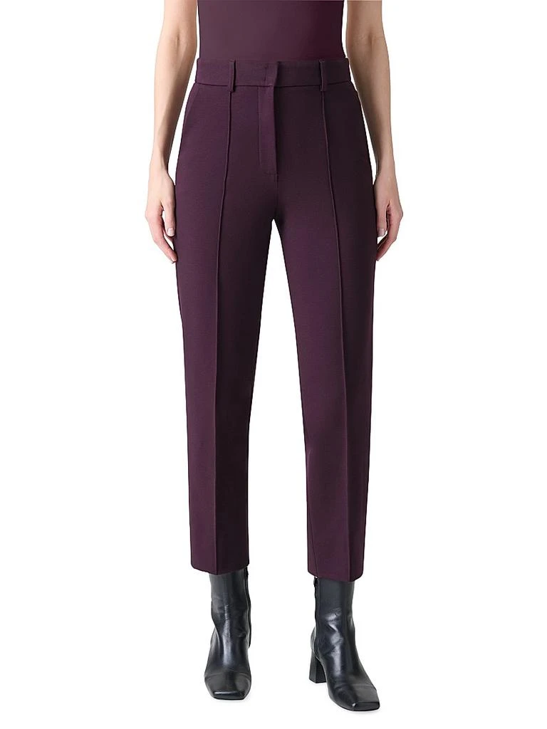 Akris Ferry Jersey Pintucked Pants 3