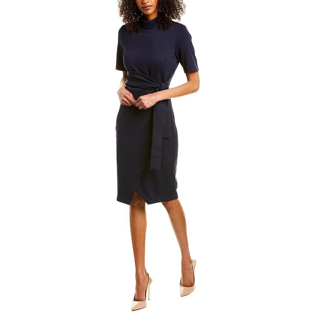 Womens Crepe Knee-Length Wrap Dress  On Sale Now with Up to 48% Off |  Discover Exclusive Deals & Savings at BeyondStyle  Authentic Gracia  clothing|women|dresses with Limited-Time Discounts, Free Shipping, and