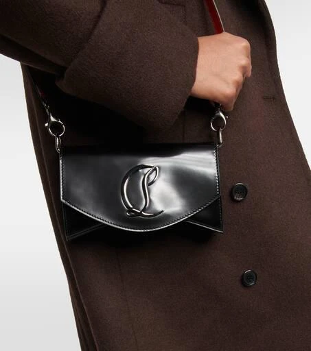 Christian Louboutin Loubi54 patent leather shoulder bag 2
