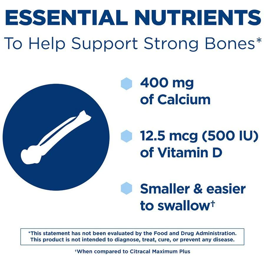 Citracal Petites Calcium Supplement + D3 Coated Caplets 6