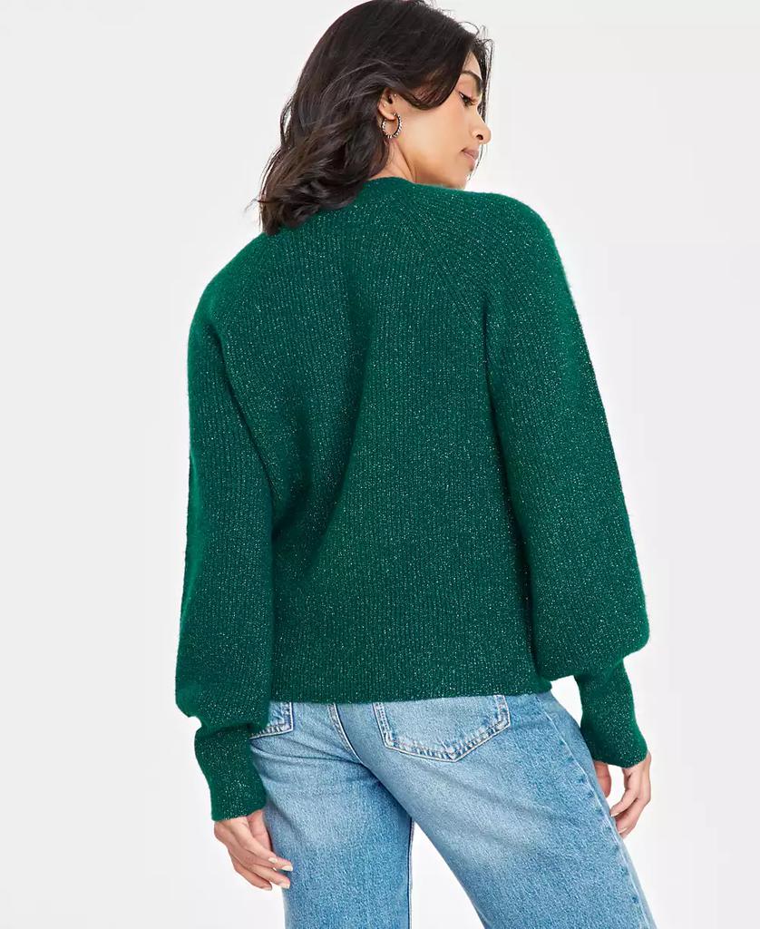 On 34th Women's Raglan-Sleeve Jeweled-Button Sweater, Created for Macy's