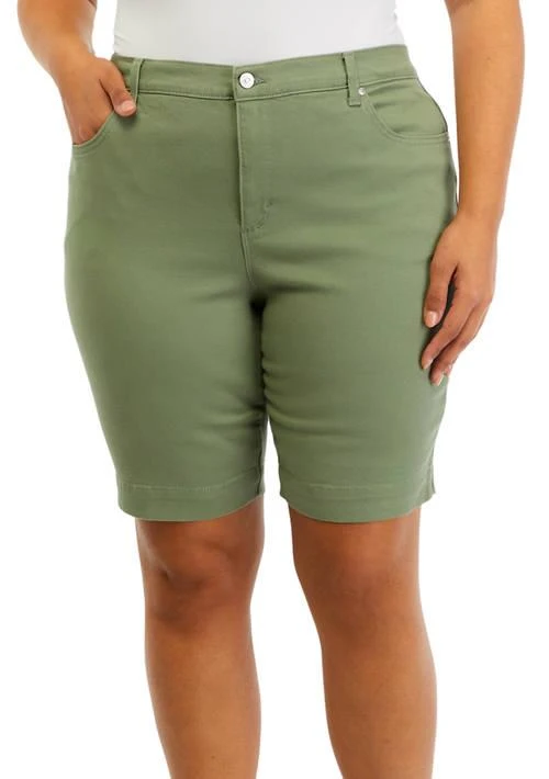 Gloria Vanderbilt Vanderbilt Plus Size Amanda Bermuda Shorts 1