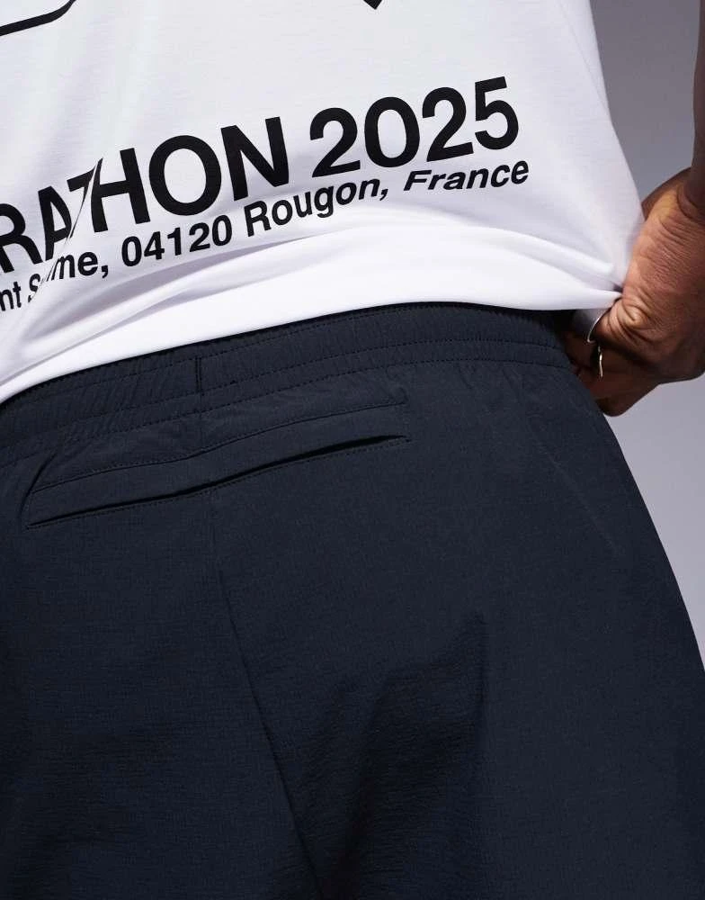 4505 4505 5 inch ripstop nylon running shorts with back phone pocket in black 5