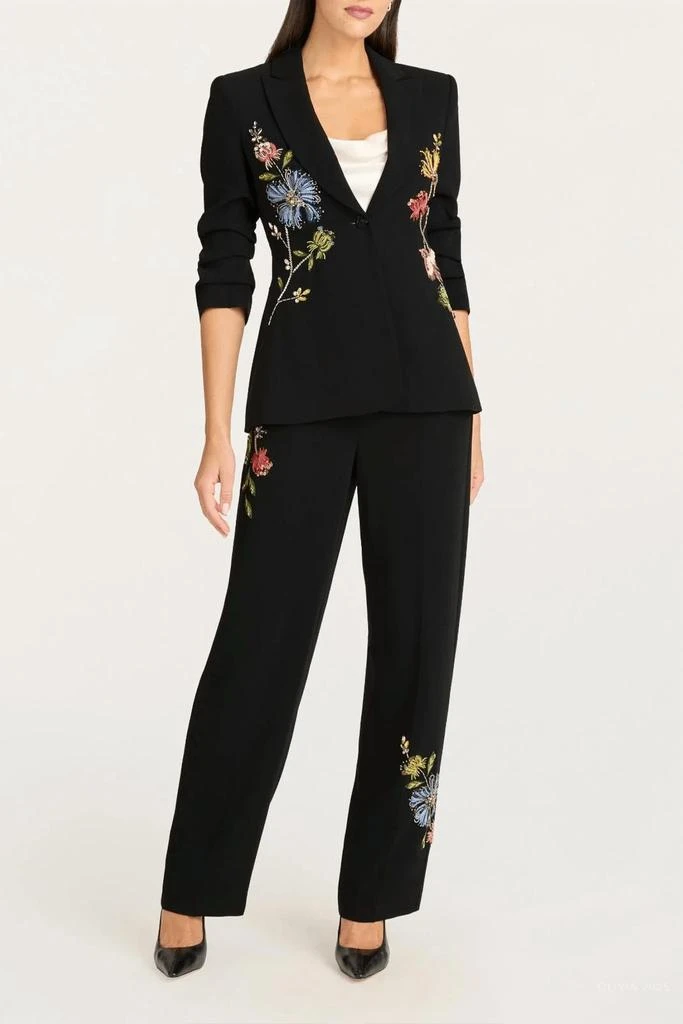 Cinq a Sept Cinq A Sept - Floral Mixed Media Harlan Pants 3