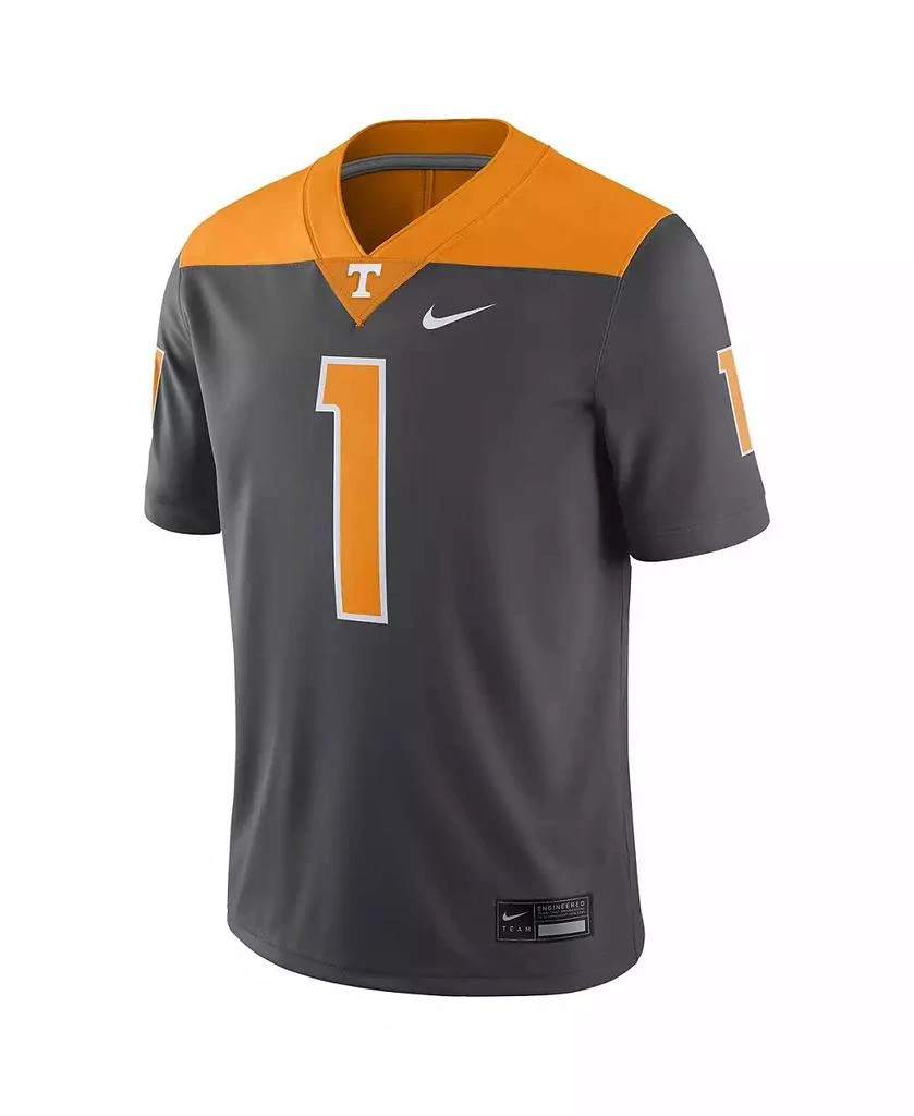 NIKE Men's #1 Anthracite Tennessee Volunteers Alternate Game Jersey 2