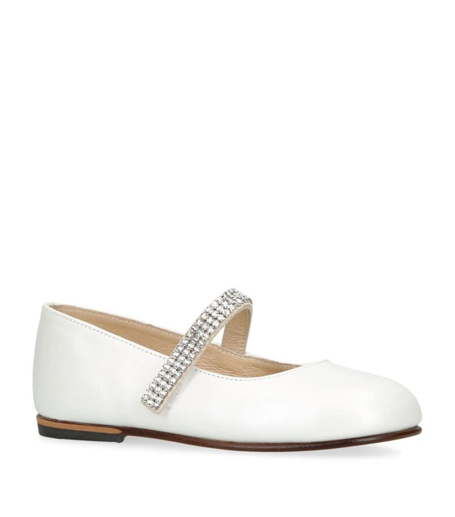 Babywalker Crystal-Strap Ballet Flats 3