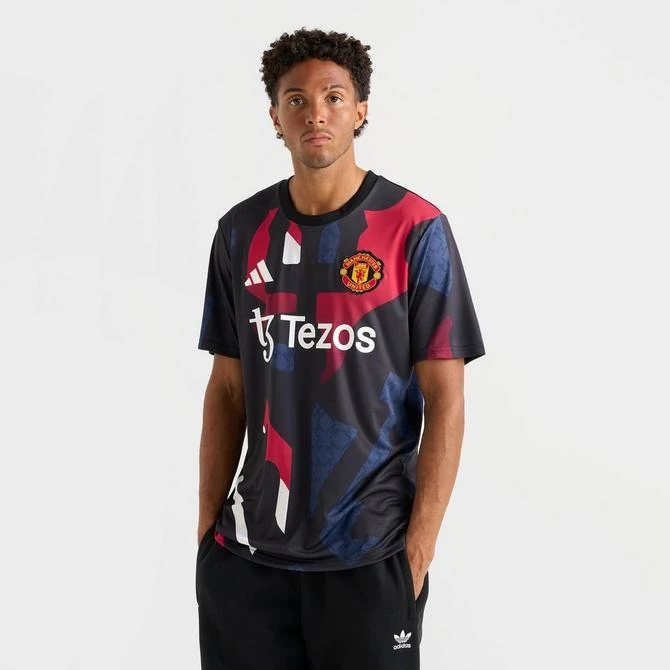 Adidas Men's adidas Manchester United Elite Pre-Match Soccer Jersey 3