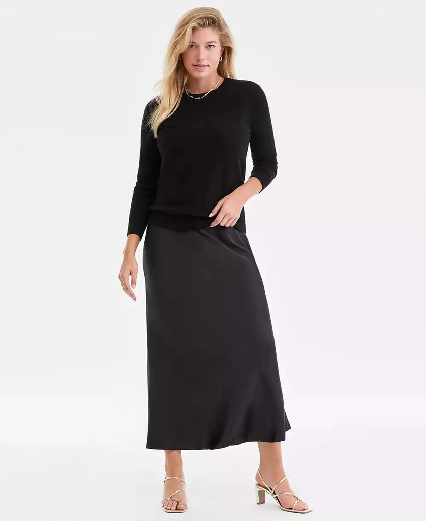 Charter Club 100% Cashmere Women's Long-Sleeve Crewneck Sweater, Created for Macy's 2