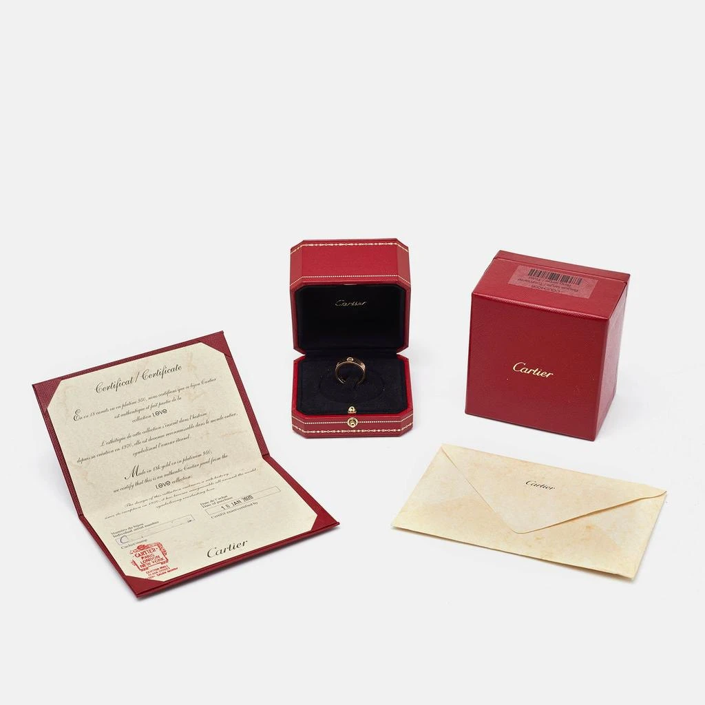 Cartier Love 18K Rose Gold Band Ring 6