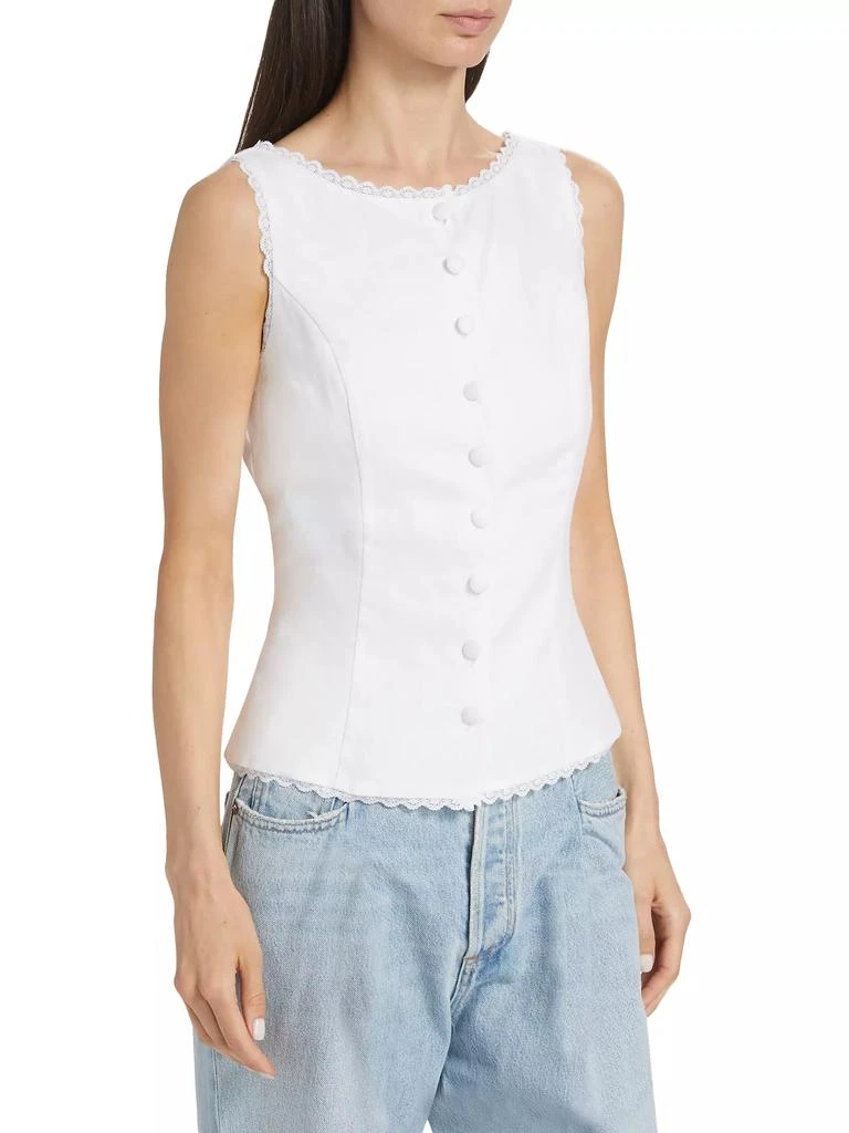 Reformation Amela Linen Top 4