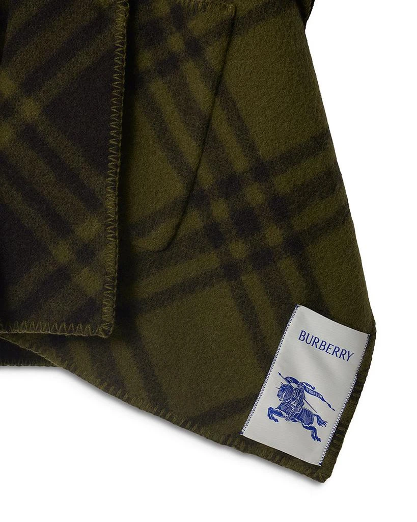 Burberry Reversible Check Wool Cape 1