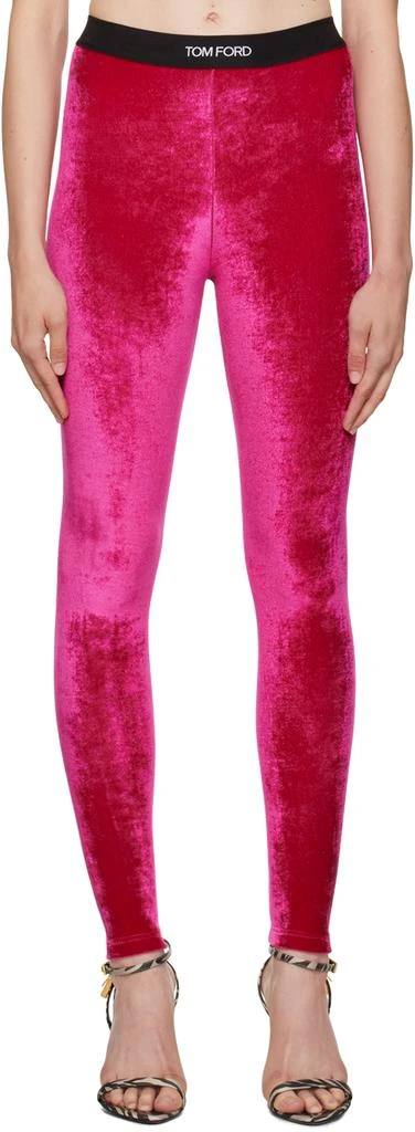 Tom Ford Pink Signature Leggings 1