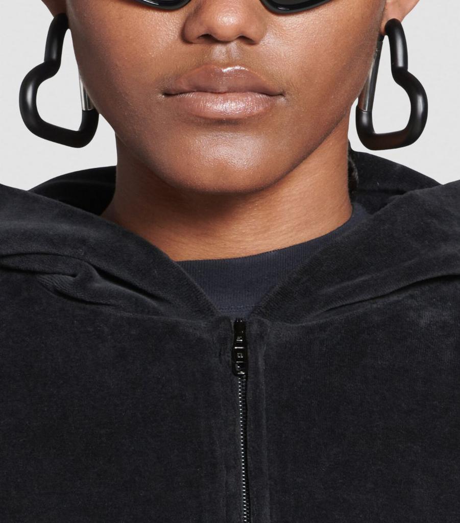 Balenciaga Zipper Earrings Balenciaga Love Clip Hoop Earrings