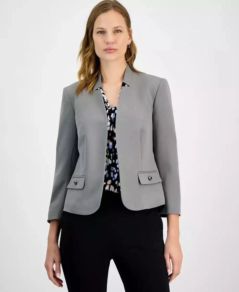 Kasper Women's Stretch Crepe Open-Front Blazer, Regular & Petite 1