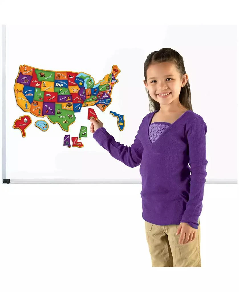 AreYouGame Learning Resources Learning Essentials - Magnetic U.S. Map Puzzle- 44 Pieces 3