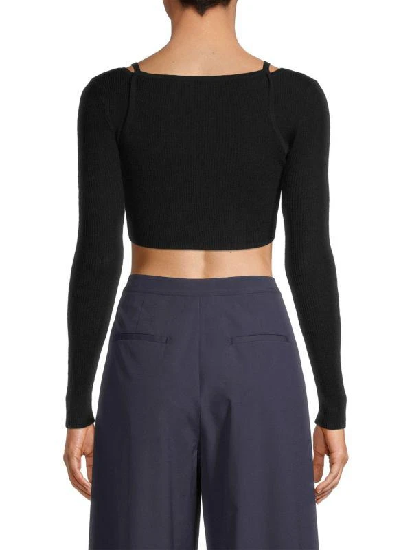 Jason Wu Merino Wool Crop Top 2