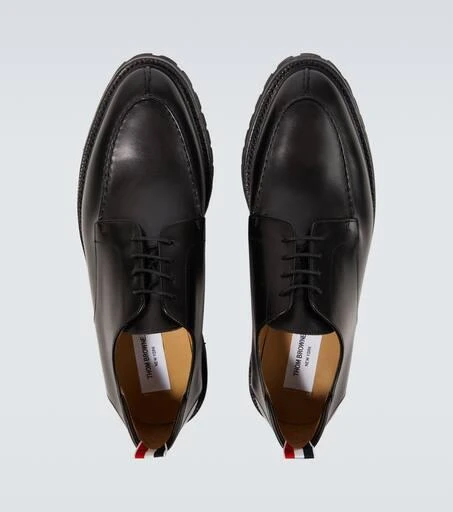 Thom Browne Apron Stitch leather Derby shoes 4
