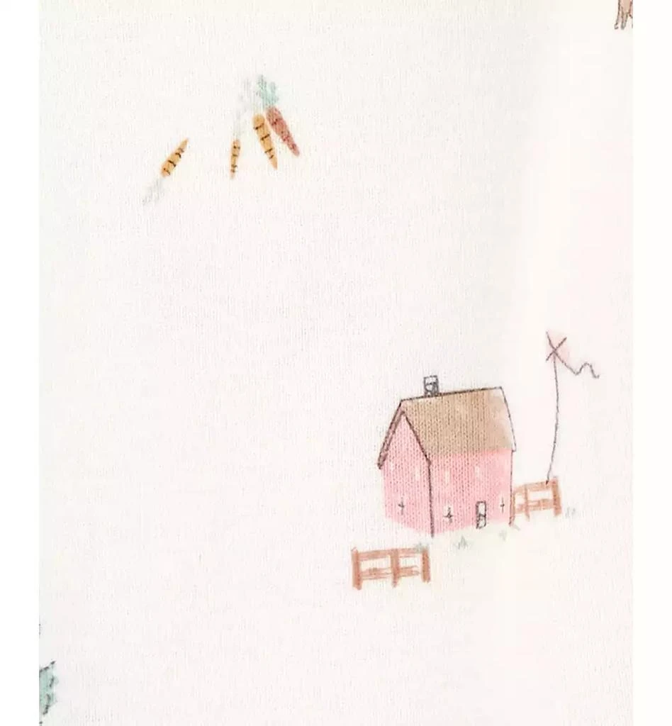 Carter
s Baby Girls Barn-Print Pants, Top, Headwrap 
Socks, 4 Piece Set 2