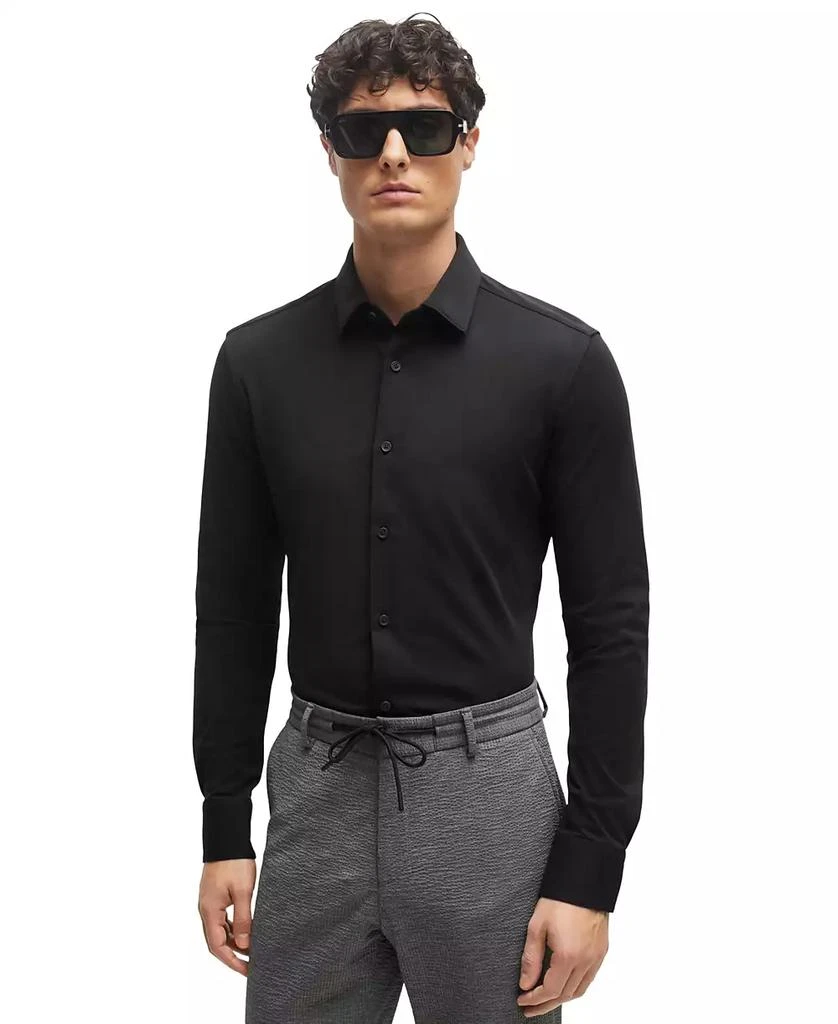 Hugo Boss Men's Performance-Stretch Slim-Fit Dress Shirt 1