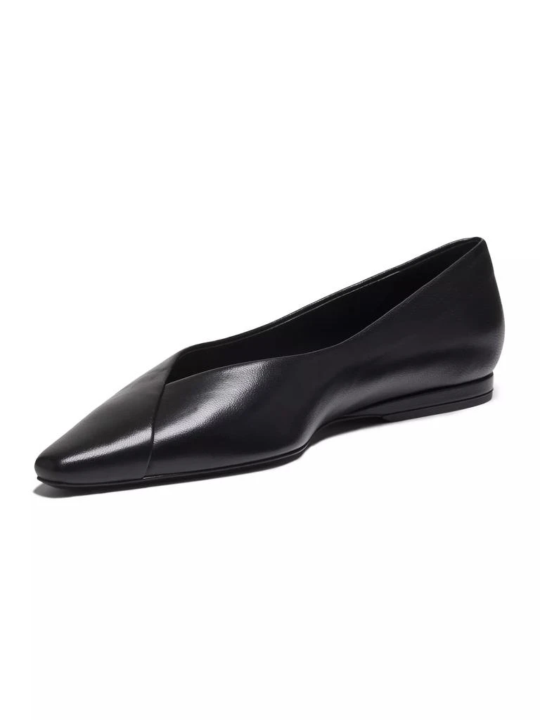 Loulou Studio Barsi Pointed-Toe Leather Ballerina Flats 2