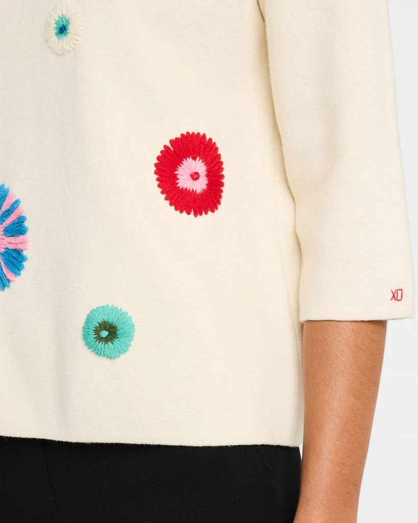 Frances Valentine Bon Bon Mock-Neck Sweater 5