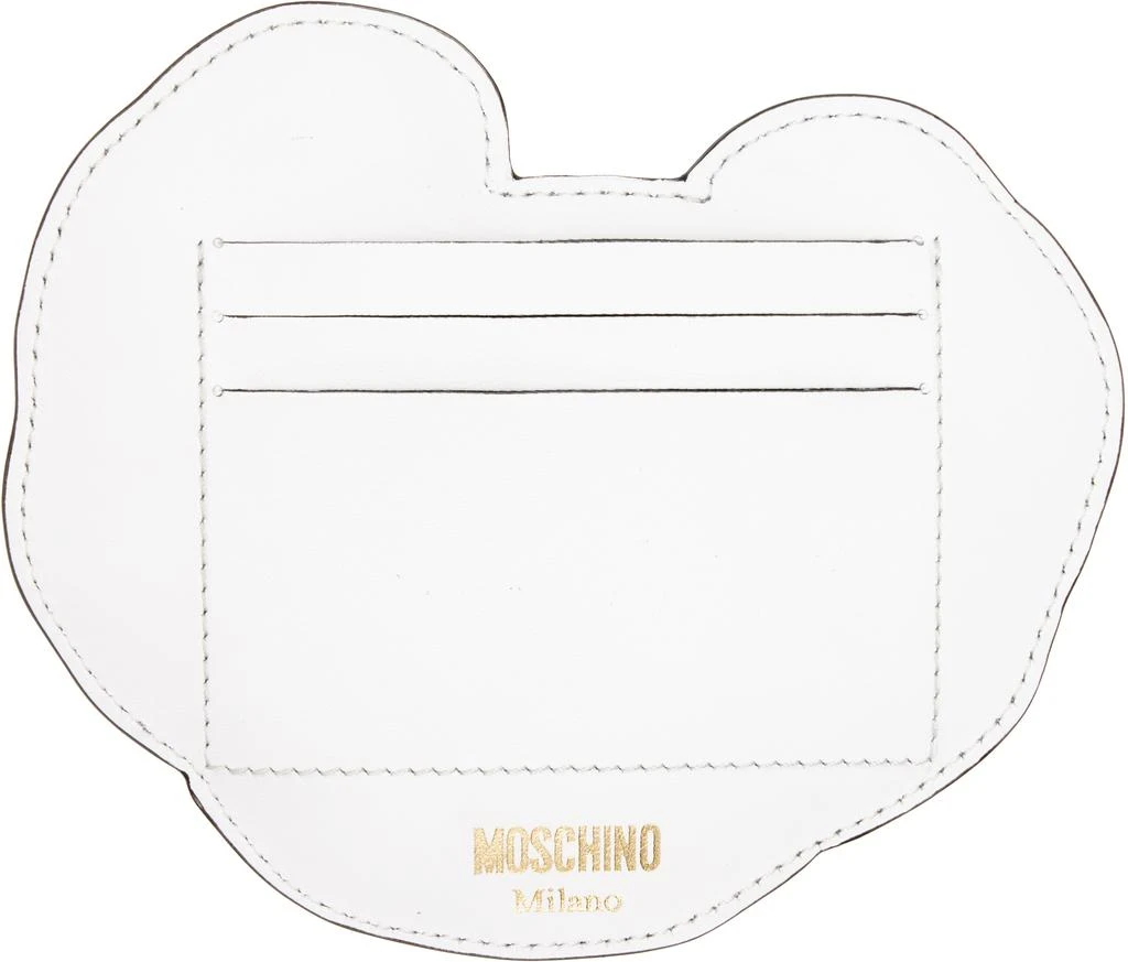 Moschino Beige Croissant Card Holder 2
