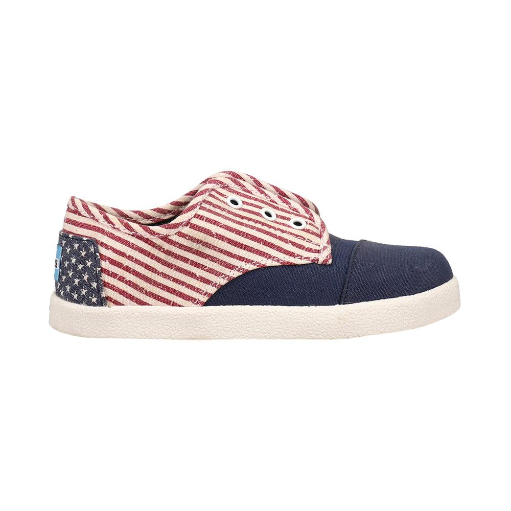 TOMS Paseo Patriotic Slip On Sneakers (Little Kid)