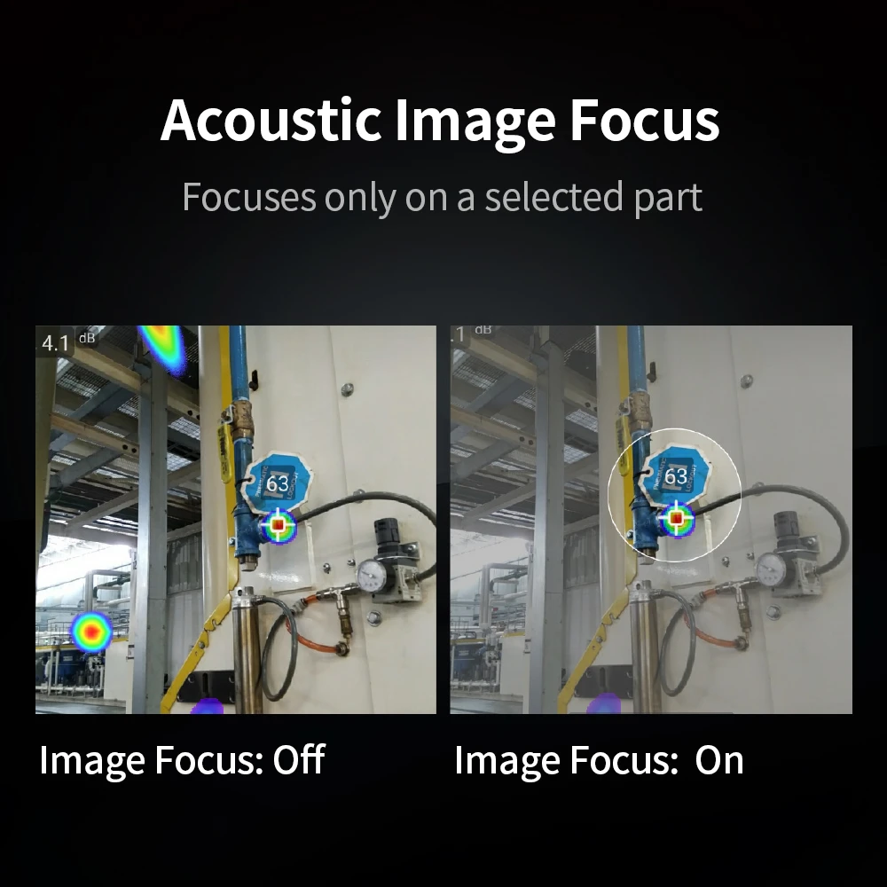 FOTRIC FOTRIC TD2 Acoustic Imager,64 MEMS Digital Microphones,Industrial Acoustic Imaging Camera,Compressed Air Leak Detection,66°×52°FOV,13 Megapixel,2~100kHz Frequency Range, 3.5" Touch Screen 5