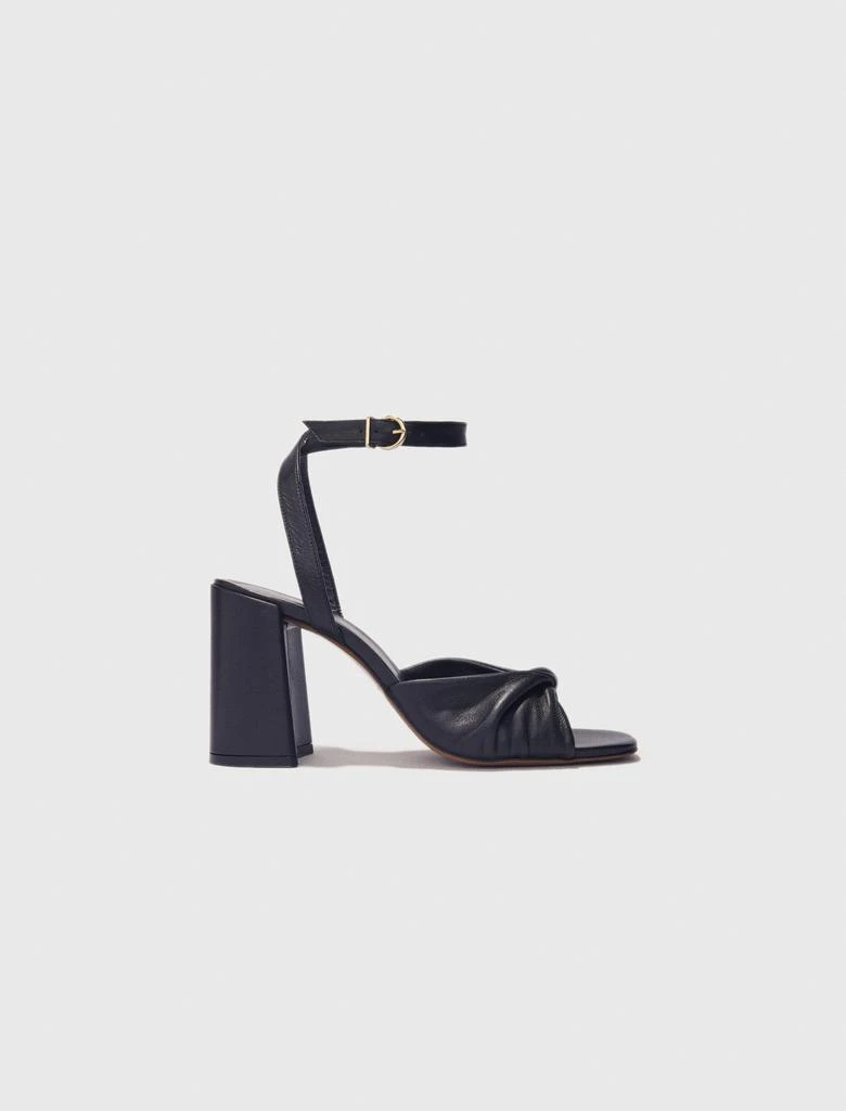 Maje Maje Woman's leather Plain leather sandals with heels for Spring/Summer 1