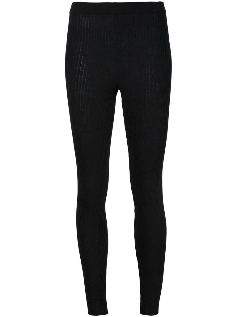 Moschino ribbed leggings - women 1