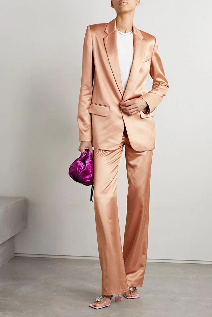 A.L.C. Ford satin straight-leg pants 2