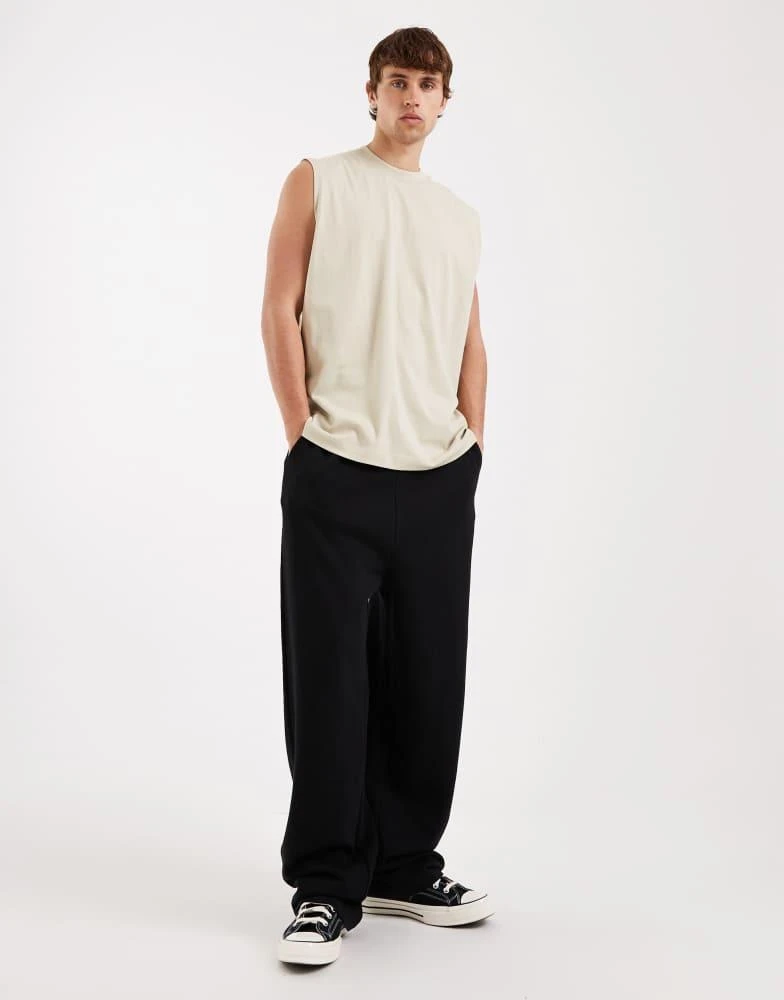 ASOS ASOS DESIGN Essentials oversized tank in stone 2