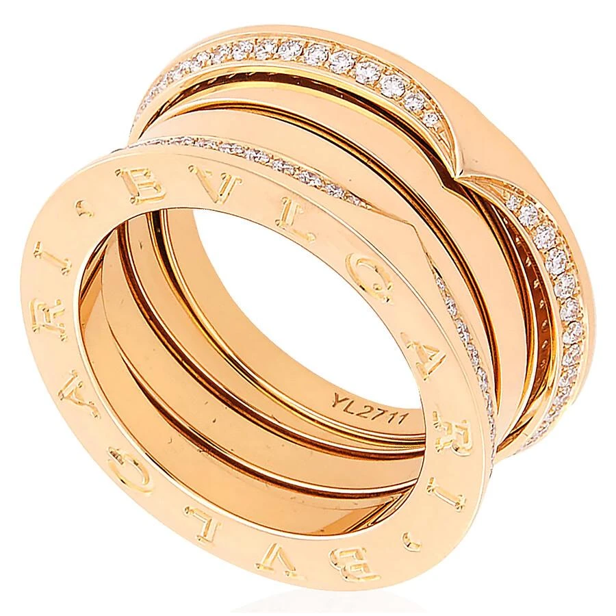 BVLGARI 18 kt Yellow Gold B.zero1 Three-Band Ring 1